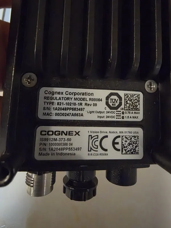 Камера машинного зрения Cognex In-Sight IS9912M-373-50 Machine Vision Camera w/