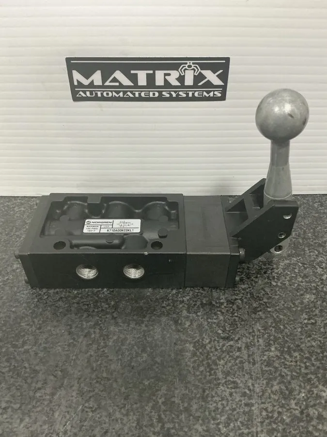 Пневмоклапан NORGREN IMI K71DA00KC0KL1 Pneumatic Lever Valve 1/4" NPT 5/2 Nugget