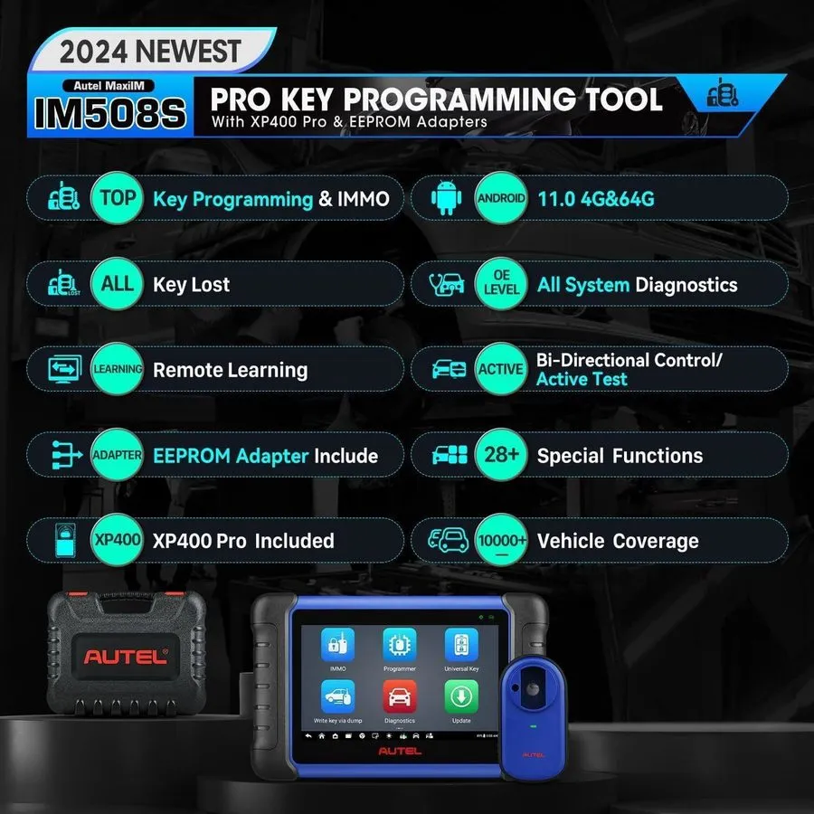 Диагностический сканер Autel MaxiIM IM508 & XP400 Pro key fob Programming Tool B