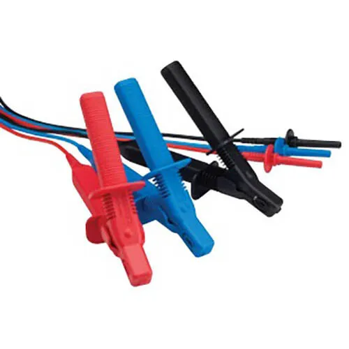 Тестер Megger 1005-262 HV Test Lead Set, 6 kV Medium Insulated Clips, 9.8 ft