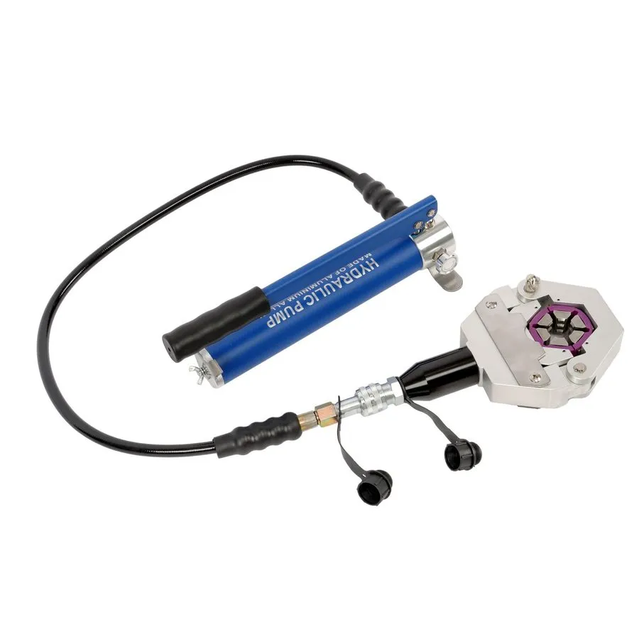Трубопроводная арматура 7842B CP-180 Manual Hydraulic A/C Hose Crimper PVC Rubbe — фото лота 2