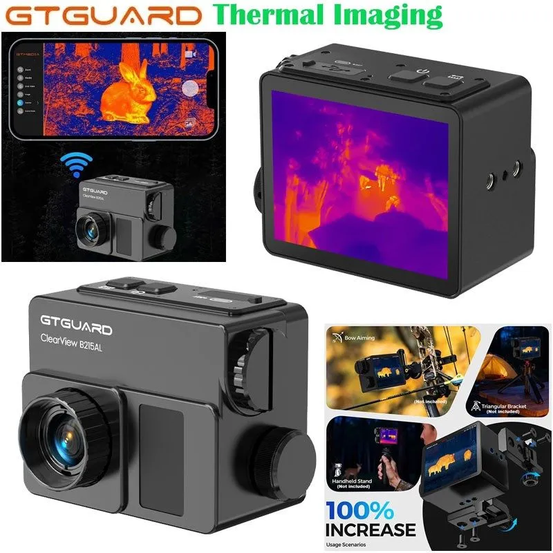 Оптико-электронная система GTGUARD B215AL 600m Laser Rangefinder 4K Thermal Imag