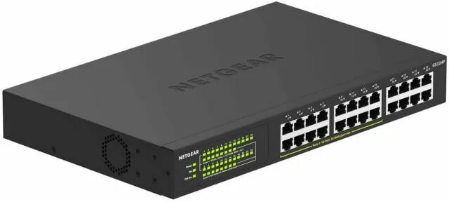 Коммутатор NETGEAR GS324P100NAS 24 Port Rack Mountable Ethernet Switch