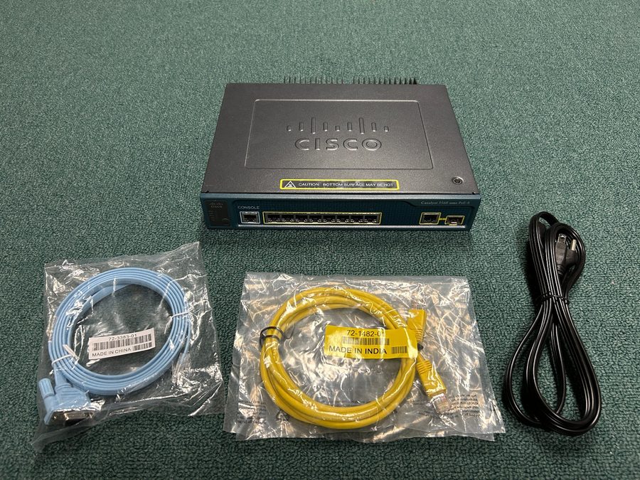 Коммутатор Cisco WS-C3560-8PC-S 8 Port PoE Switch and Wiped
