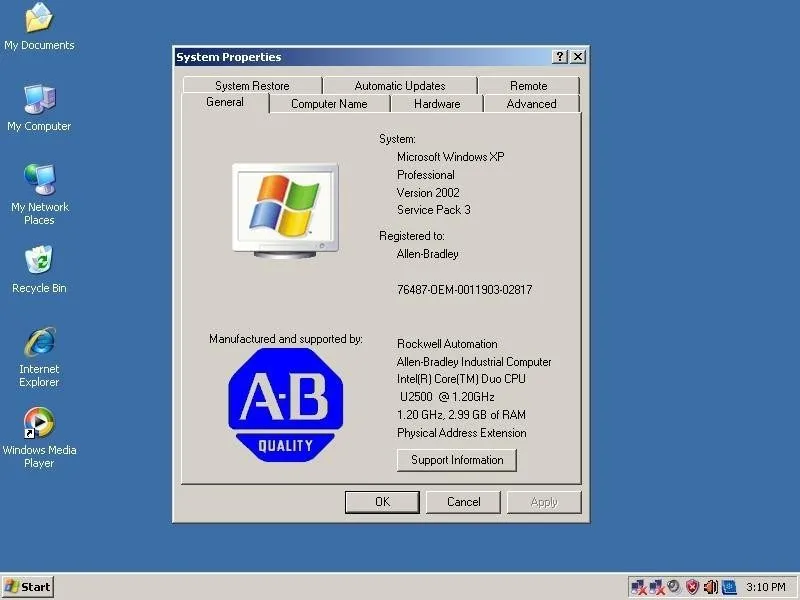 Промышленный компьютер Allen-Bradley 6181P-15TPXP /E 15" Touch Panel Industrial