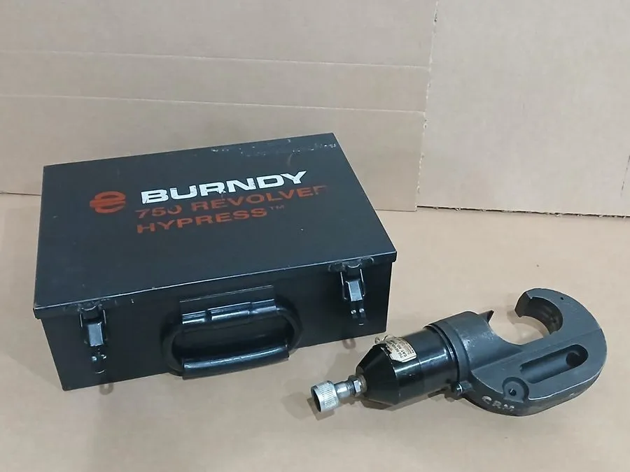 Электрооборудование Burndy 750 Revolver Hypress Hydraulic Crimping Tool W Case Y