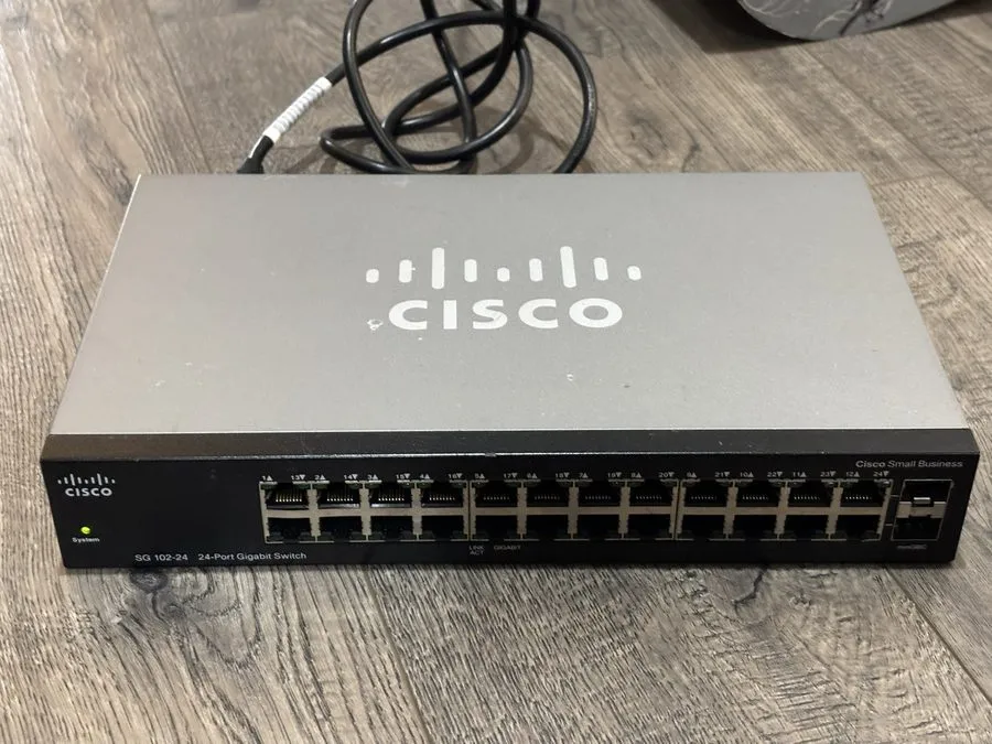 Коммутатор Cisco SG102-24 24-Port Gigabit Ethernet Unmanaged Rackmount Switch