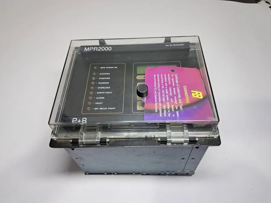 Реле защиты P&B MPR2000 Motor Protection Relay — фото лота 1