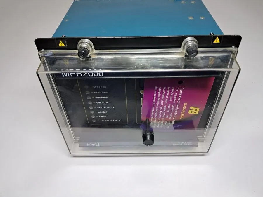 Реле защиты P&B MPR2000 Motor Protection Relay — фото лота 2