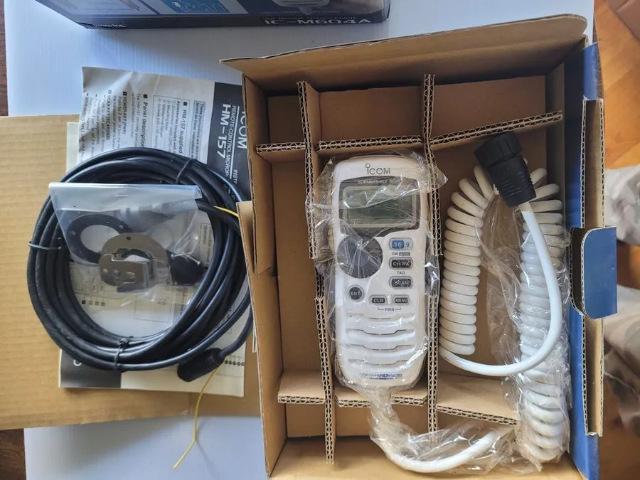 Выносной микрофон Icom IC-M604A DSC VHF Radio with Detachable Microphone & remot — фото лота 2