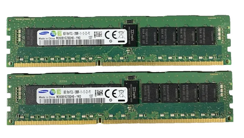Модуль памяти Samsung 8GB 1Rx4 PC3L-12800R-11-12-C2-D3 M393B1G70QH0-YK0 DDR3 ECC