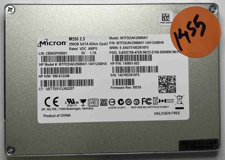 MICRON MTFDDAK256MAY SSD