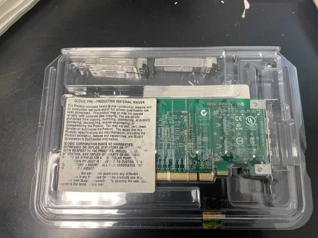 Контроллер QLogic QLE2562 2-Port 8Gb PCIe Fiber Channel FC HBA W/5 sfp's
