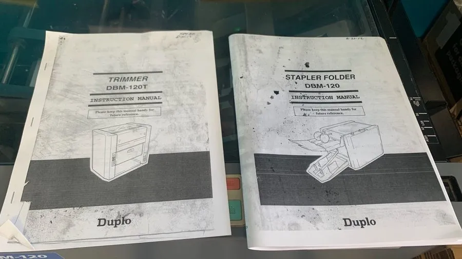 Буклетмейкер Duplo DBM-120 Booklet Maker DBM 120 Bookletmaker ! Powers On