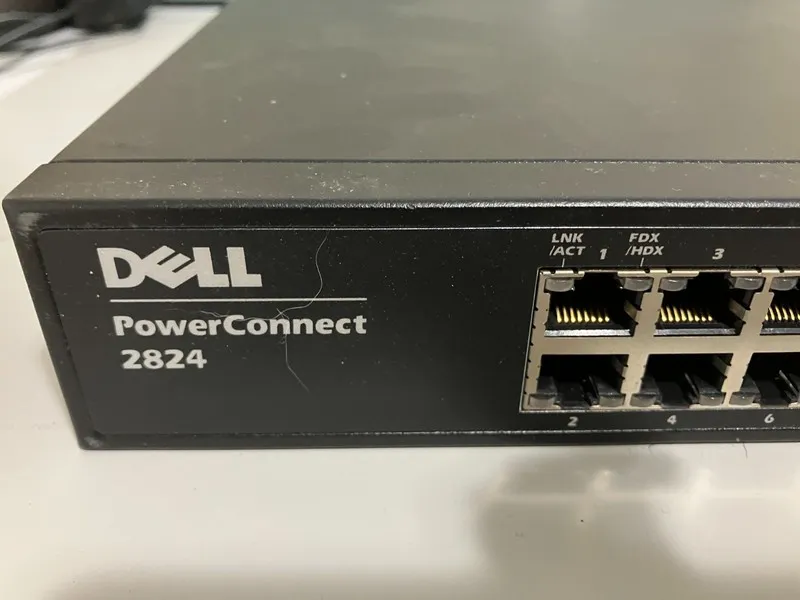 Коммутатор Dell PowerConnect 2824 Managed 24 Port 100-240Vac 60Hz