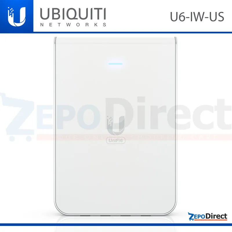 Точка доступа Wi-Fi Ubiquiti UniFi WiFi 6 Wireless In Wall Access Point & 4 Port