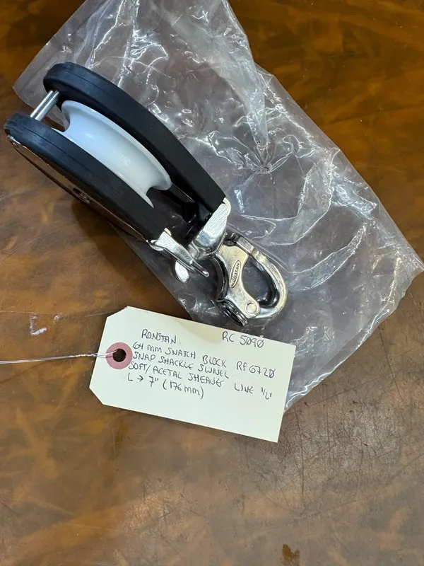 Такелажная скоба RONSTAN 64MM SNATCH BLOCK RF6720 SNAP SHACKLE SWIVEL SOFT/ACETA