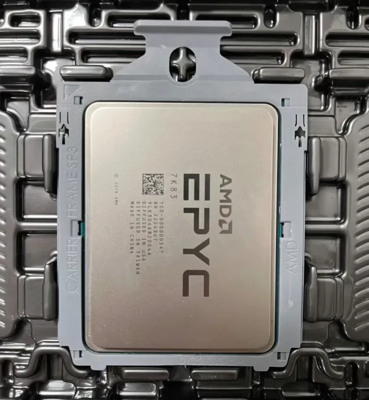 Процессор AMD EPYC 7K83 CPU 7763 2.45GHz 64 core 280W SP3 processor Unlocked edi