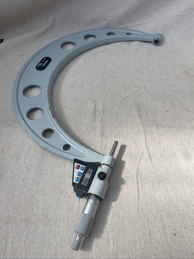 Микрометр Mitutoyo 340-712 Interchangeable 6-12'' Digital Micrometer .0001'' 0.0 — фото лота 1