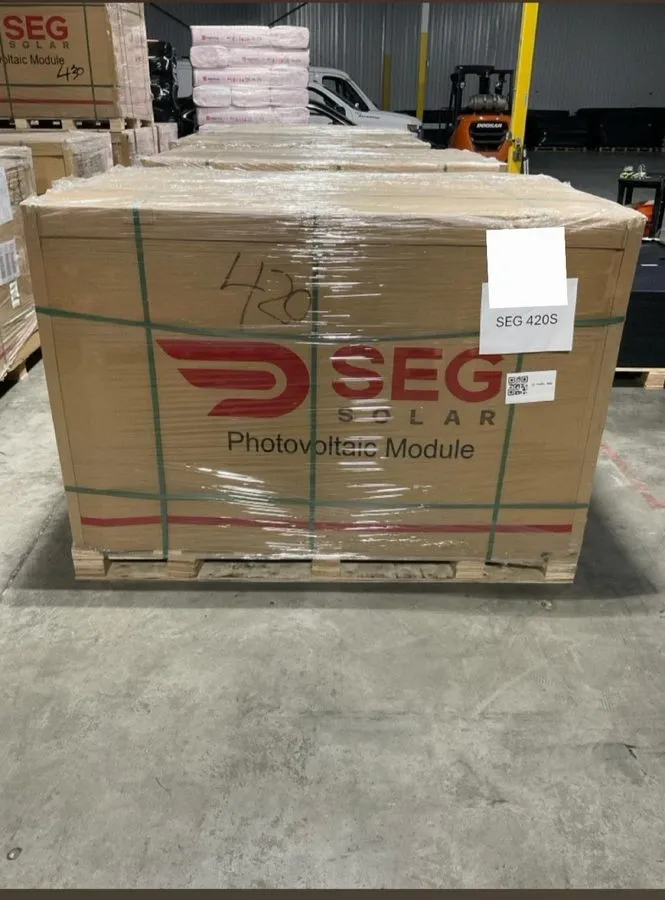 Энергооборудование Solar Panels SEG 420W Bifacial SEG-420-BTD-BG Full Pallet Tie — фото лота 1
