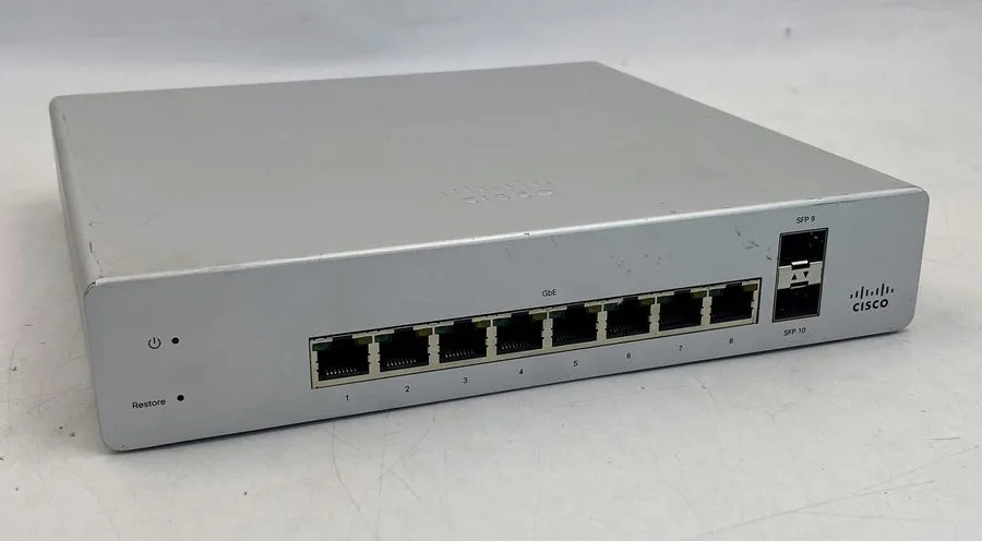 Коммутатор Cisco Meraki MS220-8-HW, Unclaimed Gigabit Ethernet Switch