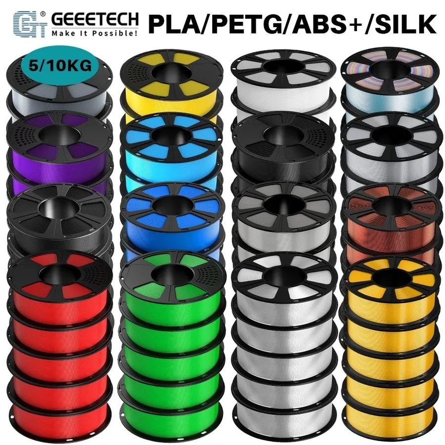 3D-принтер GEEETECH 3D Printer Filament PLA/ABS+/PETG/TPU/Resin 1.75mm 1KG/Roll
