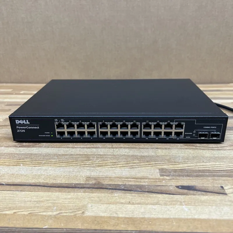 Коммутатор Dell PowerConnect 2724 24-Port Gigabit Web-Managed Network Switch 1U