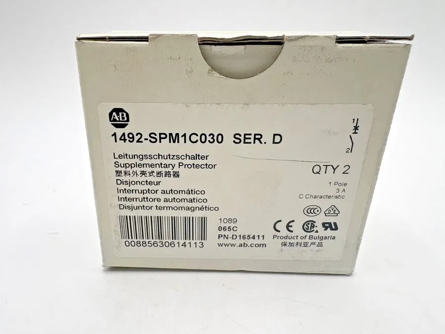 Клеммник Allen Bradley 1492-SPM1C030 Ser D Supplementary Protector 3A
