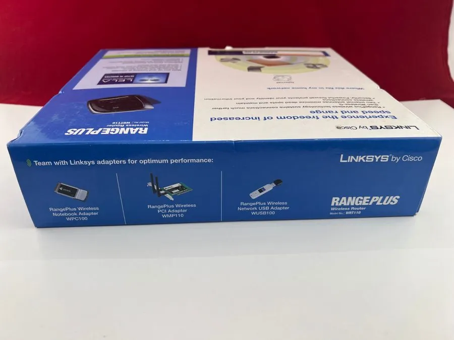 Маршрутизатор Cisco Linksys WRT110 RangePlus Wireless G 4-Port 2.4GHz Router