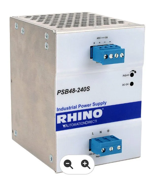 Блок питания Rhino PSB48-240S Industrial Power Supply 48V 5A 240W DIN Rail — фото лота 1