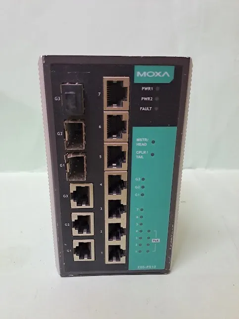 Moxa EDS-P510-T Rev 1.3.0 Ethernet Device Switch EDS-P510