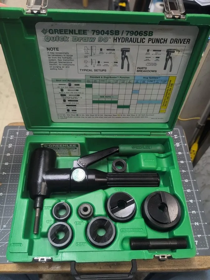 Электрооборудование GREENLEE 7904SB Quick Draw 90® 8-Ton Hydraulic Knockout Driv