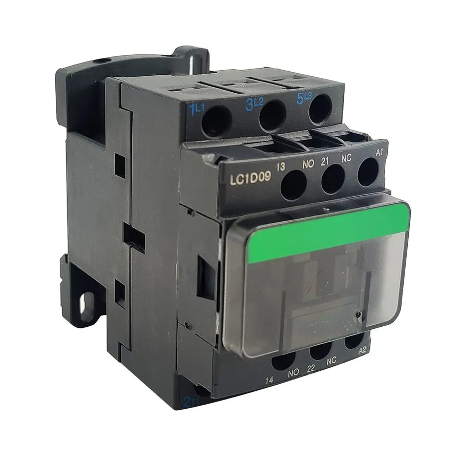 Контактор Schneider Electric LC1D09G7 TeSys Contactor, 3-Pole, 9A Max, 120VAC Co