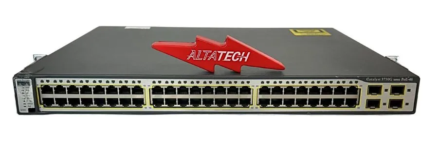 Коммутатор Cisco Catalyst (WS-C3750G-48PS-S) 48 Ports PoE Gigabit Ethernet Switc