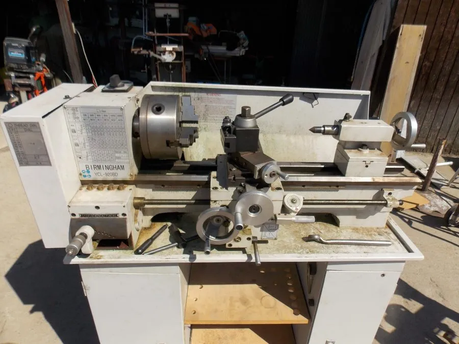 Оборудование ЧПУ BIRMINHAM 4CL-920BD METAL LATHE WITH TABLE / BOTTOM CABINETS it