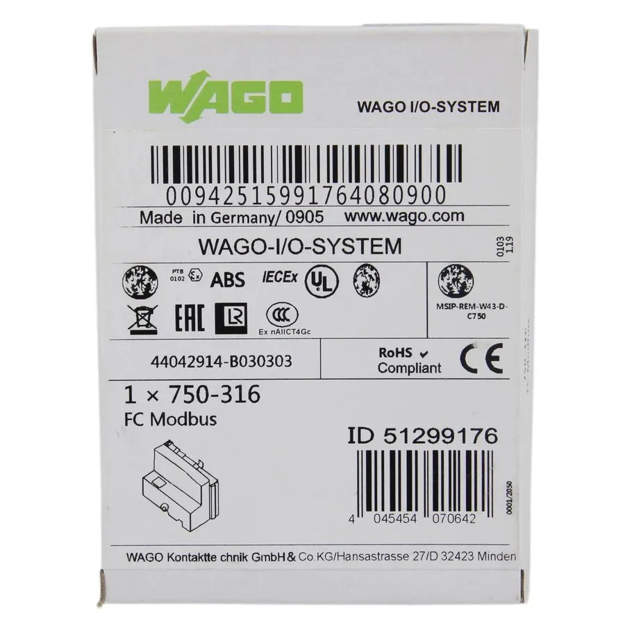 ПЛК WAGO 750-316 Module PLC
