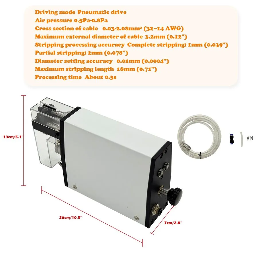 Станок для зачистки проводов JC-2015C Portable Small Induction Pneumatic Wire St