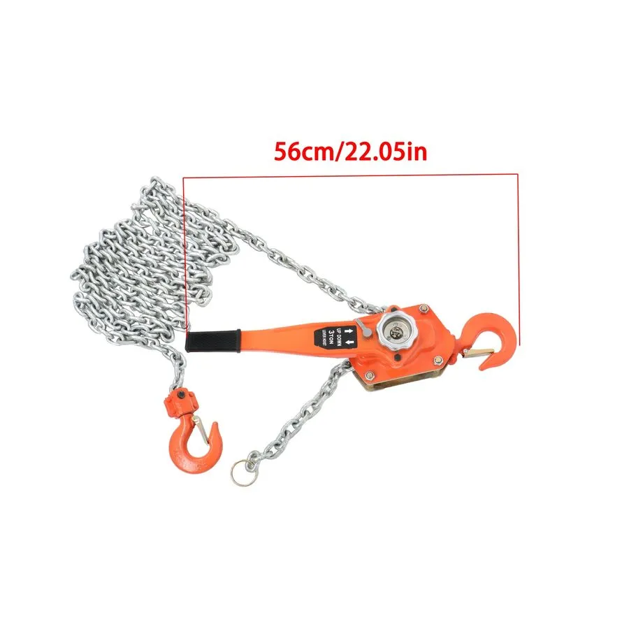 Строп 6600lb Capacity 20ft Lifter Lever Block Chain Hoist G80 Ratchet Hoist