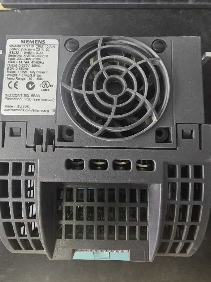 Частотный преобразователь Siemens CPM110AIN Frequency inverter SINAMICS G110 wit — фото лота 2