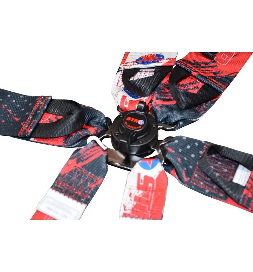 Жгут проводов 6-Point Race Harness FIA Safety Seat Belt IVA STR Pattern