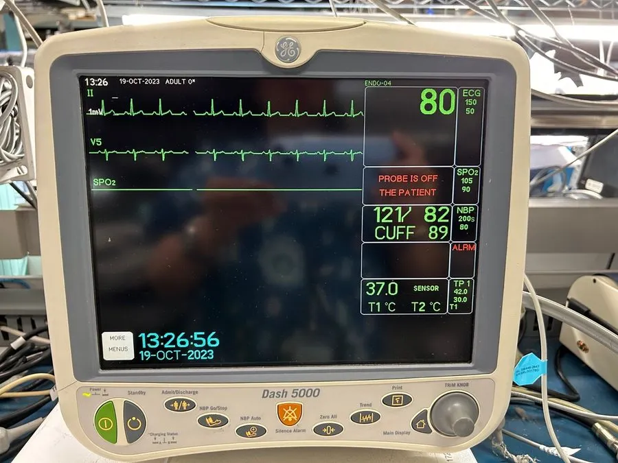 Монитор пациента GE Medical Dash 5000 Patient monitor Masimo PN# 2023615-302; Bi — фото лота 1