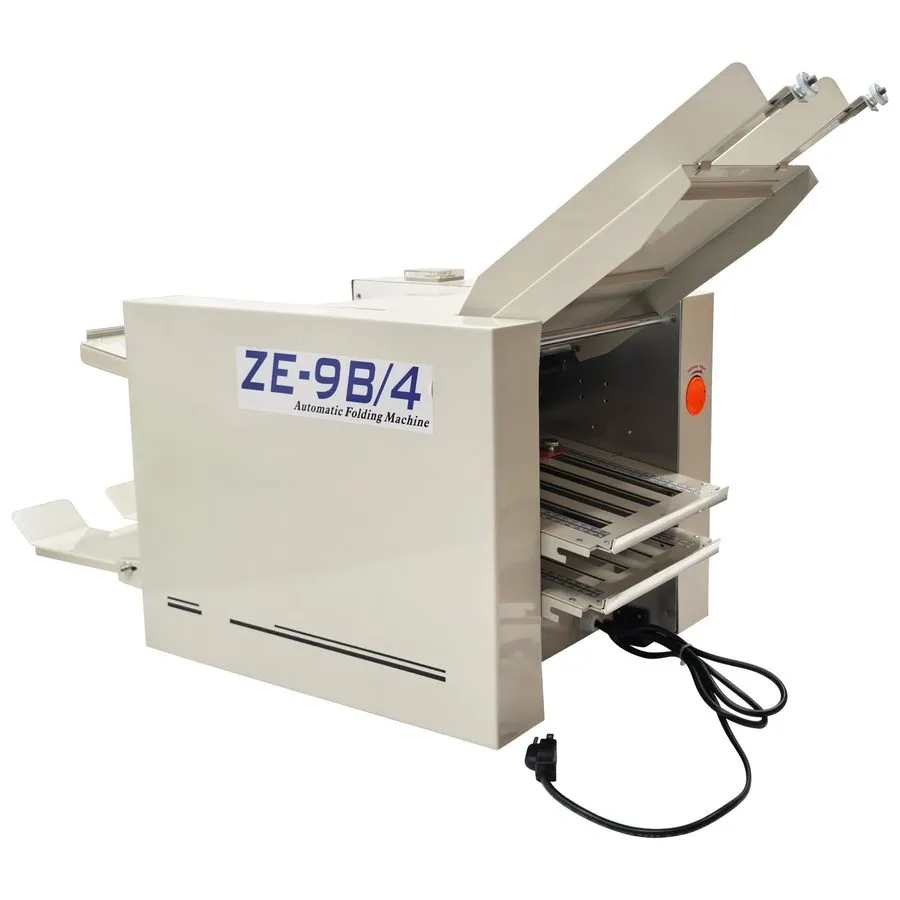 Фальцевальная машина ZE-9B/4 Automatic Paper Folder 110V Automatic Desktop Paper