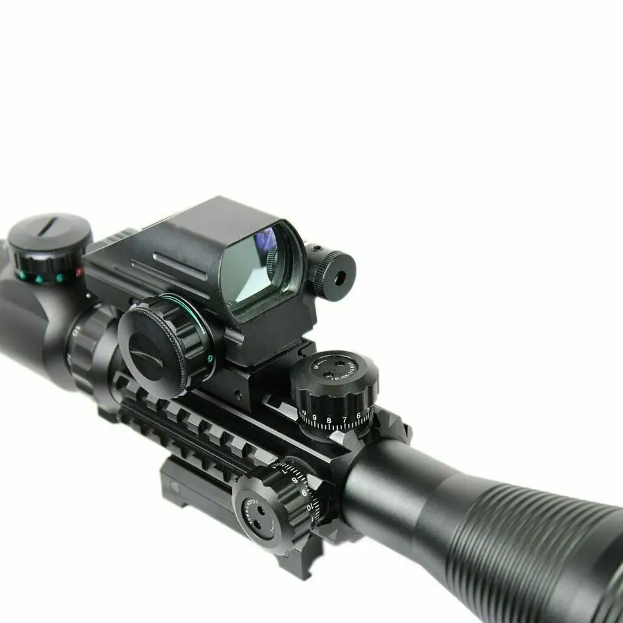 Оптико-электронная система 4-12X50 EG Optical Rifle Scope Red Green Dual illumin — фото лота 3