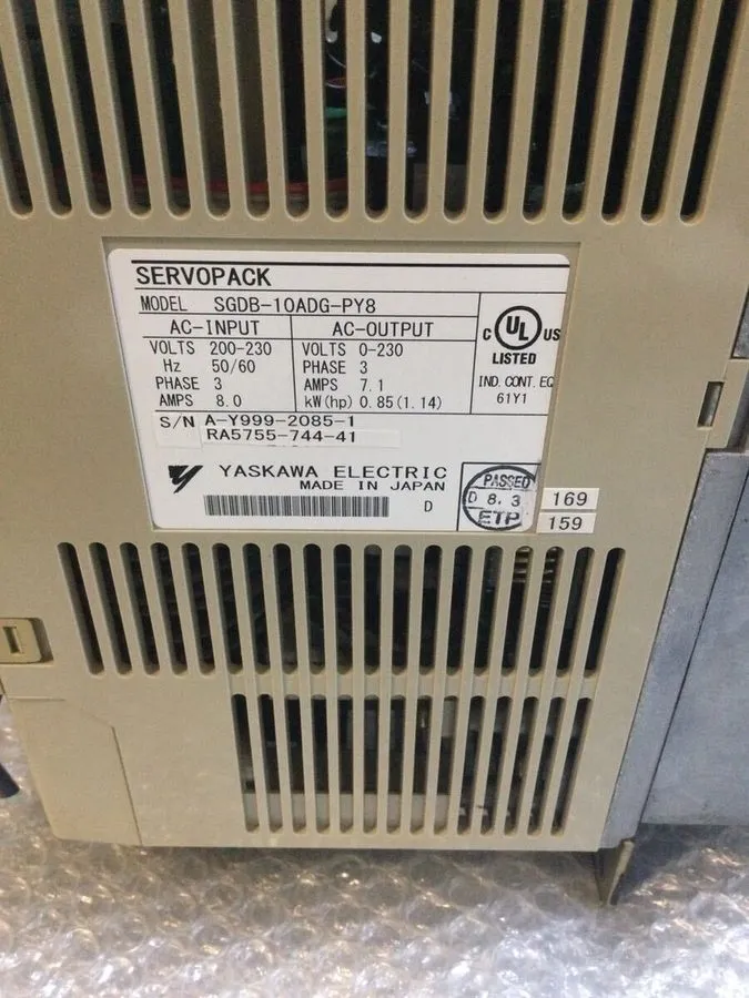 Сервопривод YASKAWA SGDB-10ADG-PY8 Servopack