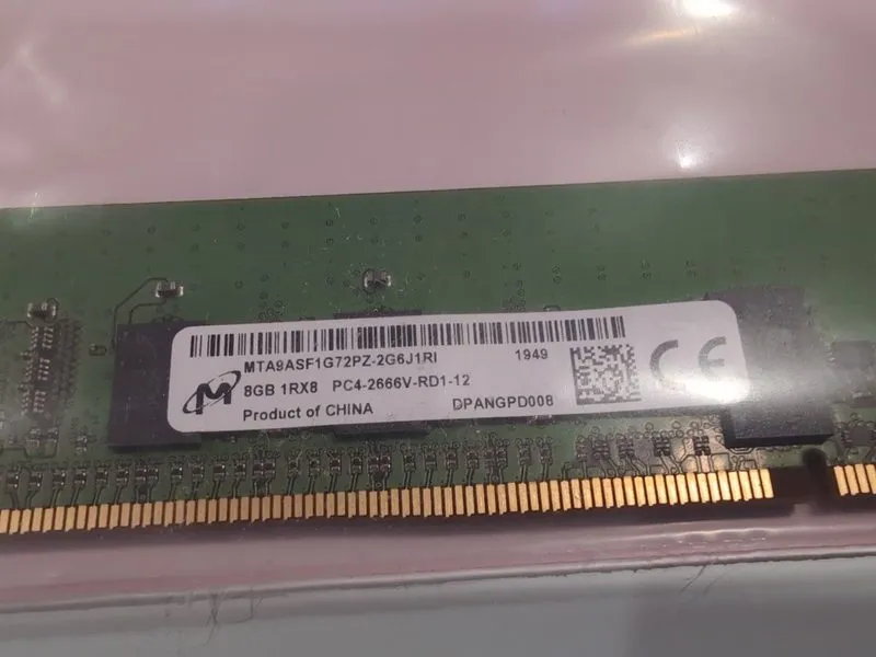 Модуль памяти Samsung 64GB PC4-2666V-R 2S2Rx4 DDR4 ECC REG RDIMM M393A8K40B22-CW — фото лота 2