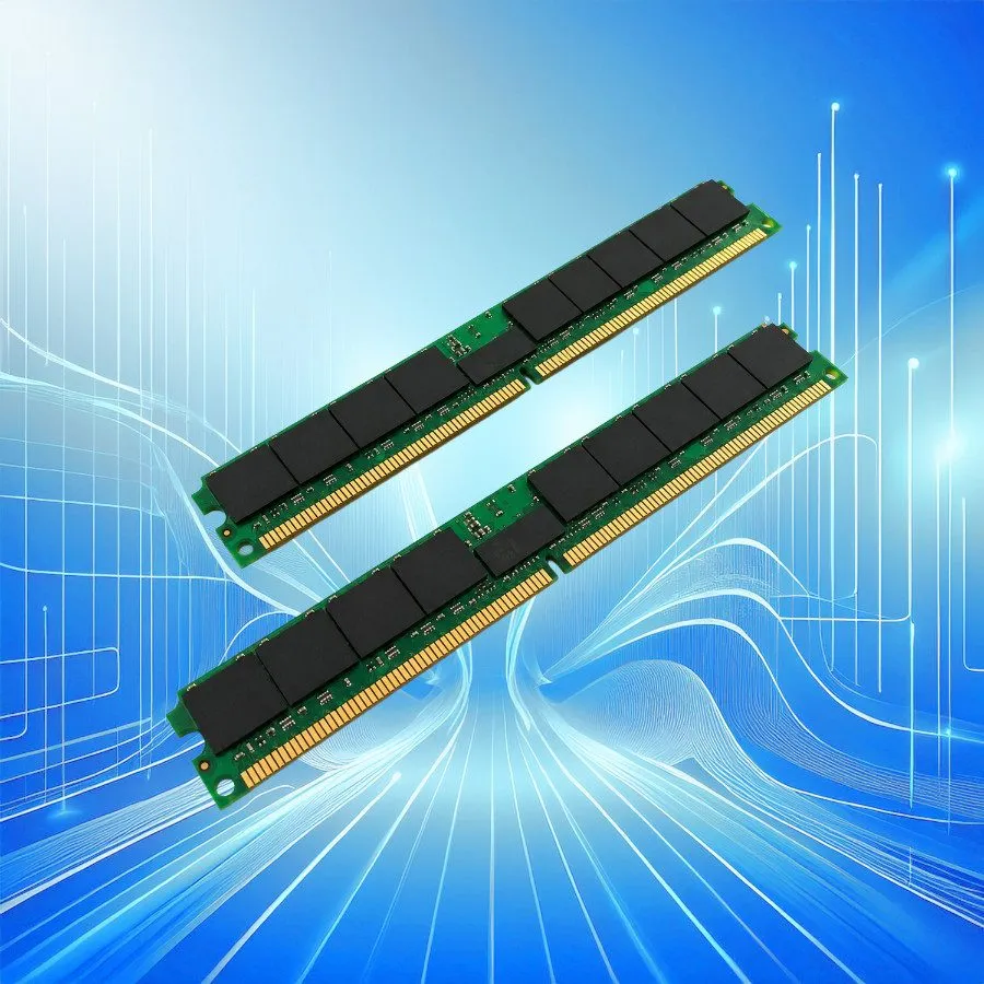 Модуль памяти Memory RAM Micron 2GB ECC DDR2 PC2-5300P 2RX4 MT36HVS25672PY-667D1 — фото лота 1