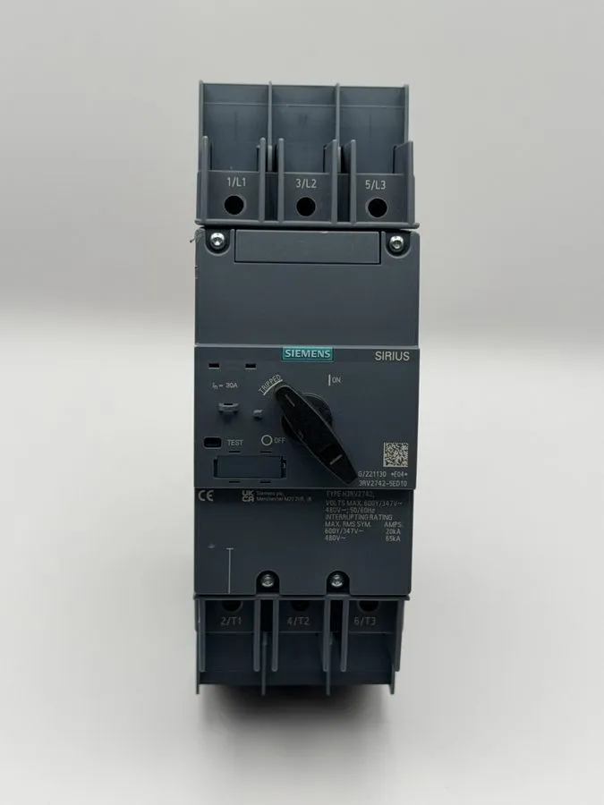 Автоматический выключатель SIEMENS 3RV2742-5ED10 CIRCUIT BREAKER 30A 480V 50/60H