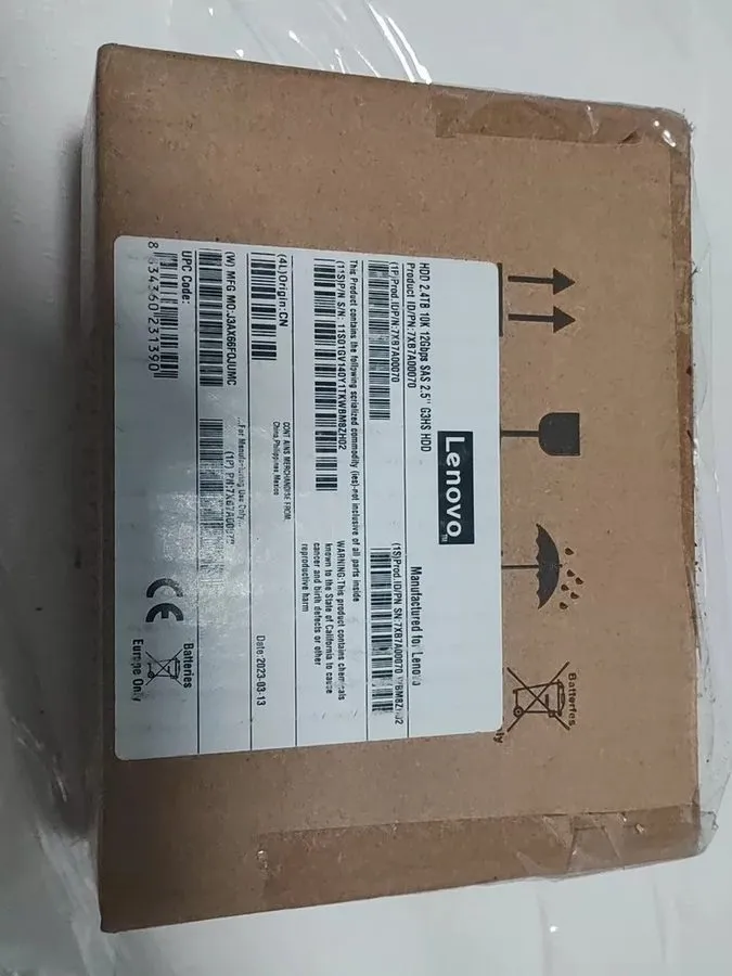 Жёсткий диск 01GV183 7XB7A00070 Lenovo 2.4TB 10K SAS 12Gb/s 2.5" 512e SED HDD Ha