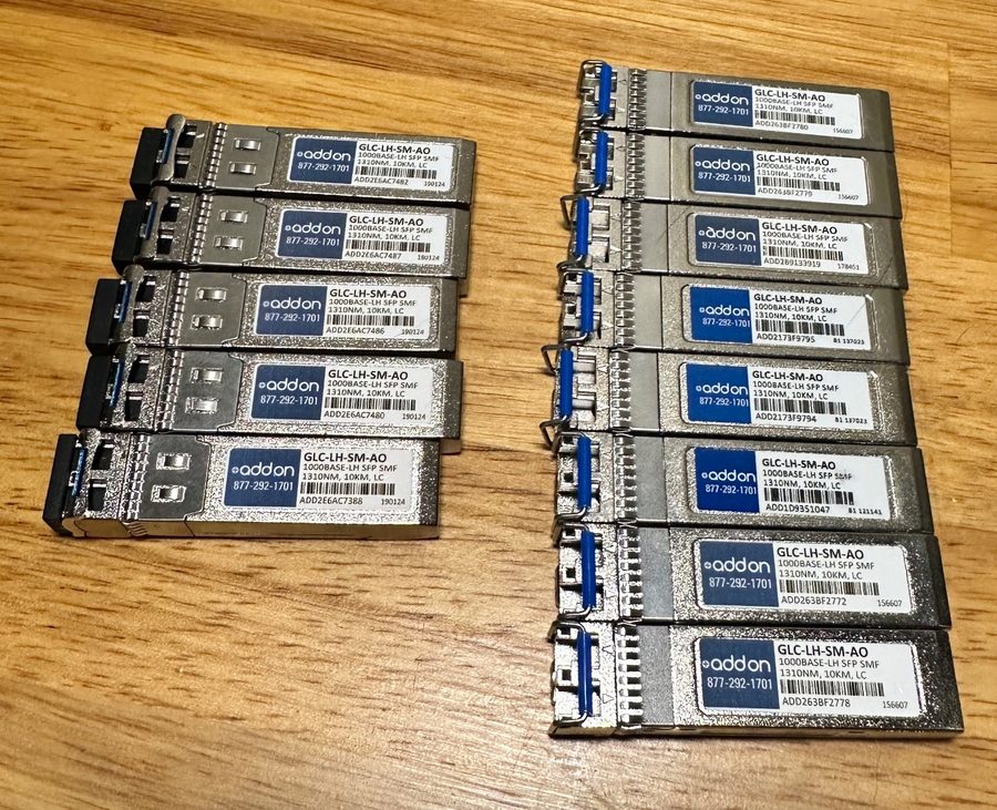 Трансивер ADDON EX-SFP-1GE-LX40K-C 1000BASE-LH SFP SMF 1310NM, 40KM, LC — фото лота 1