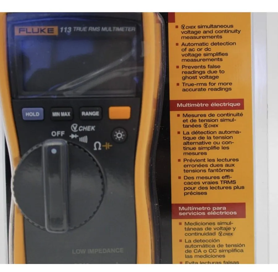Мультиметр Fluke 113 Utility True RMS Digital Multimeter — фото лота 1